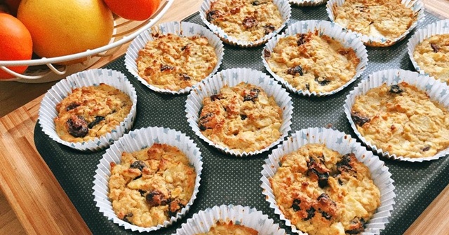 Biến Tấu Bánh Muffin Yến Mạch Để Thêm Phần Hấp Dẫn